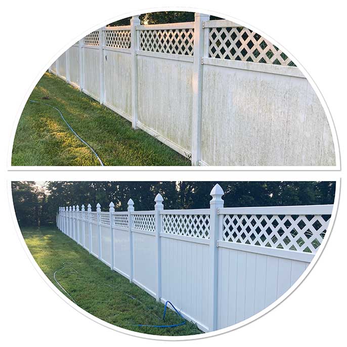 Privacy vinyl fence soft wash king richard drive moscow mills mo