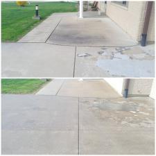 House Soft Wash, Concrete Surface Cleaning, and Sealing on Maple St, Elsberry, Mo, 63343 1