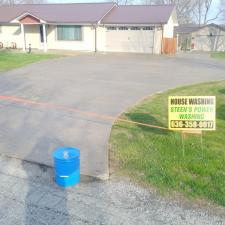 House Soft Wash, Concrete Surface Cleaning, and Sealing on Maple St, Elsberry, Mo, 63343 0