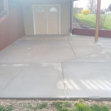 House Soft Wash, Concrete Surface Cleaning, and Sealing on Maple St, Elsberry, Mo, 63343 3